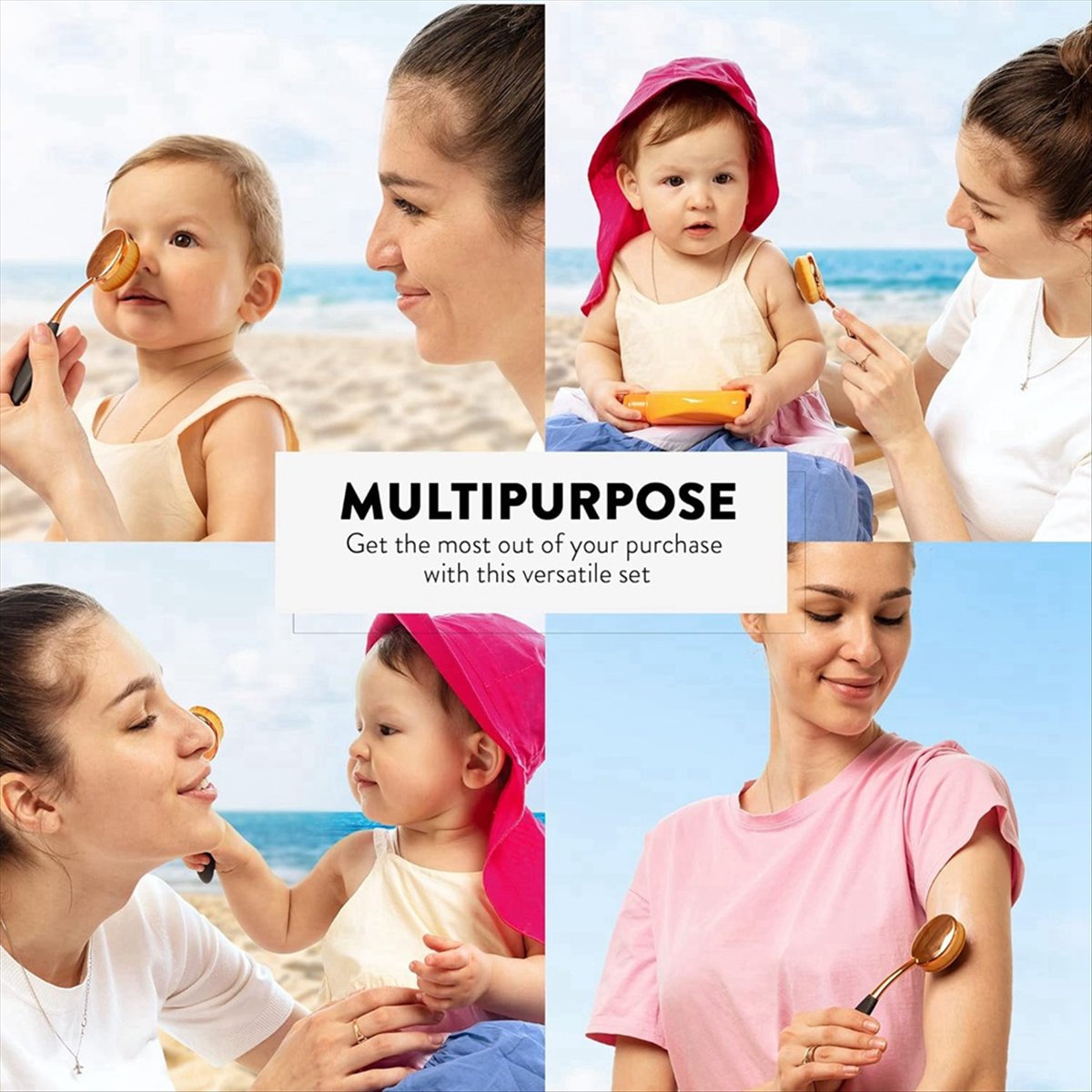 Baby Sunscreen Lotion - Juego de Brochas de Protección Solar