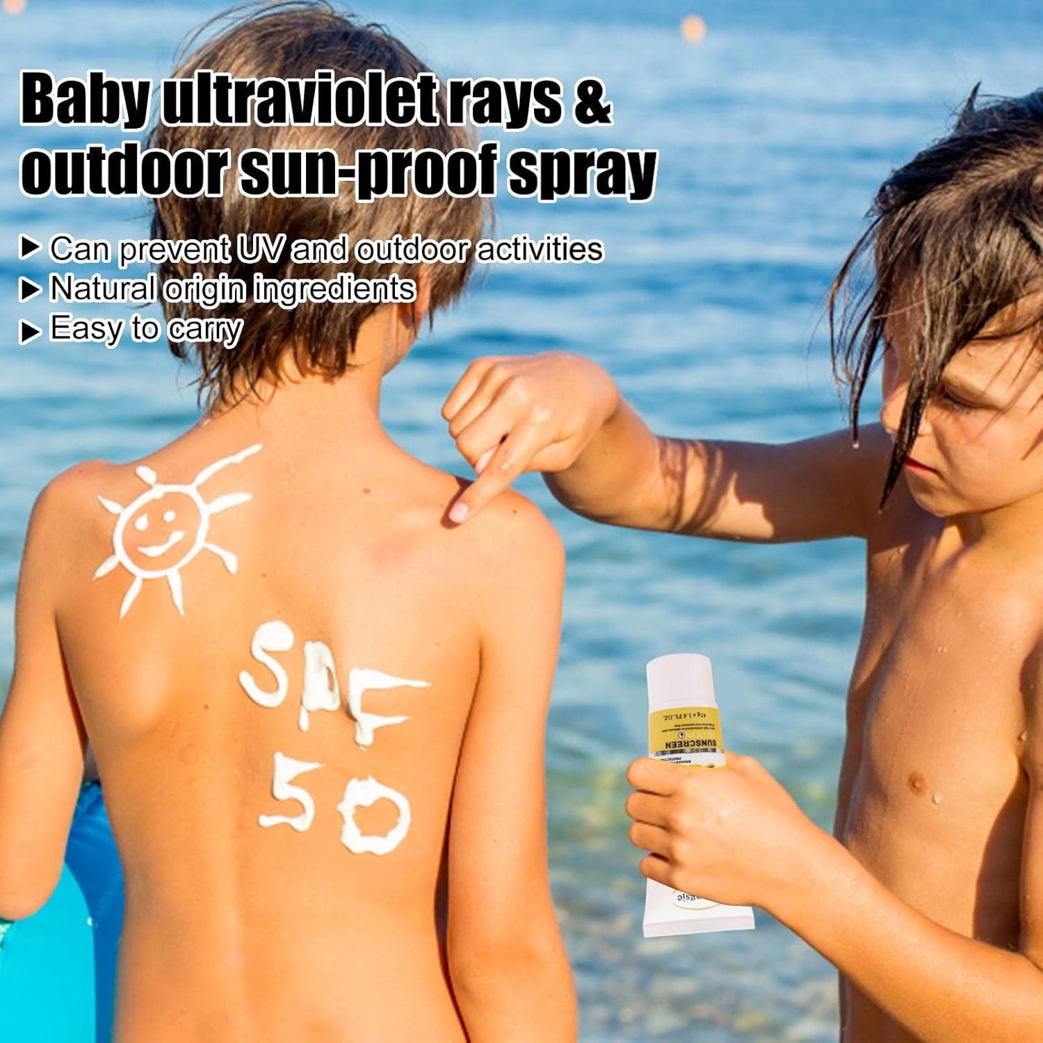 Crema bloqueadora solar para b - Baby Sunscreen Lotion reseña y precio