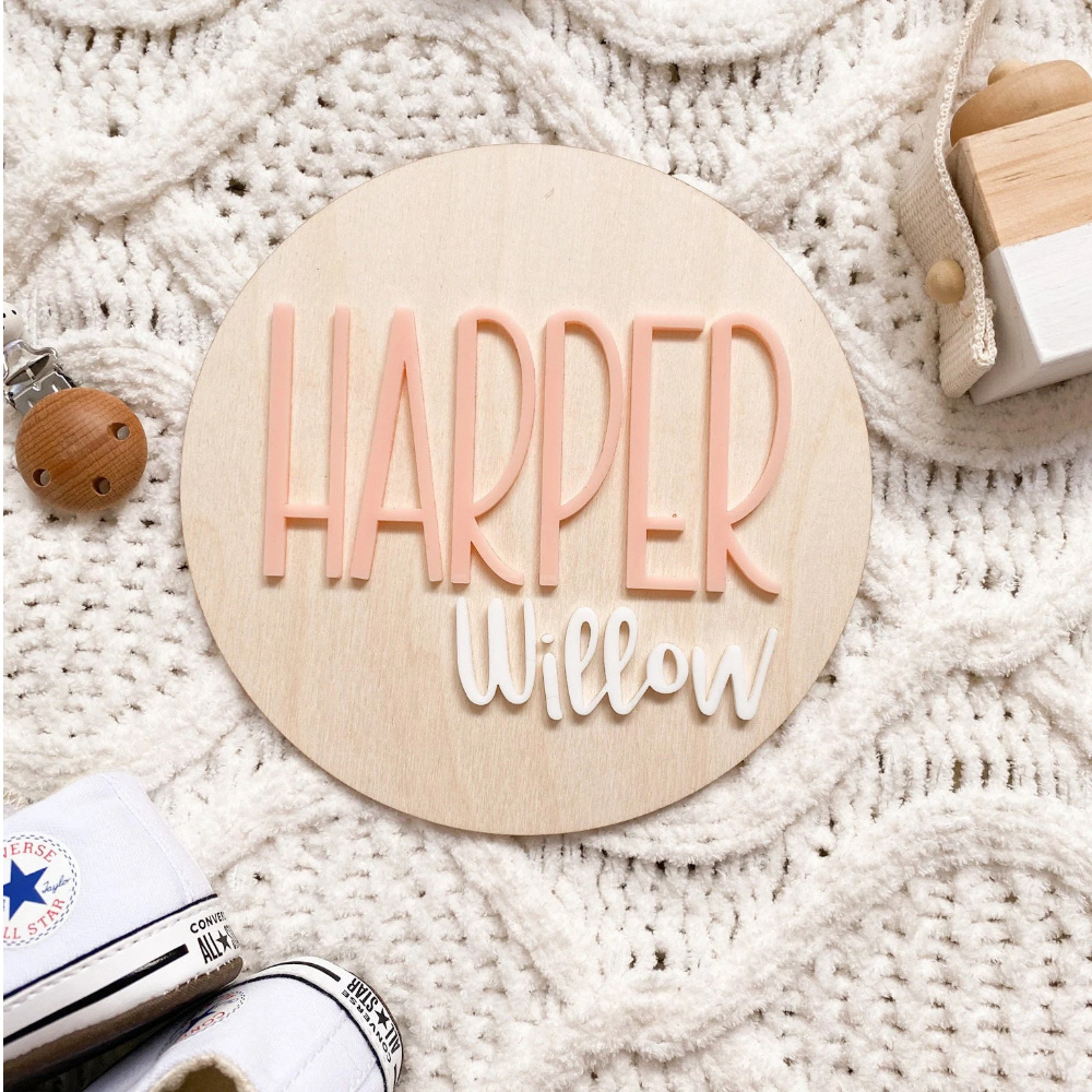 Placa de anuncio de nacimiento - Baby Products Decoration reseña y precio