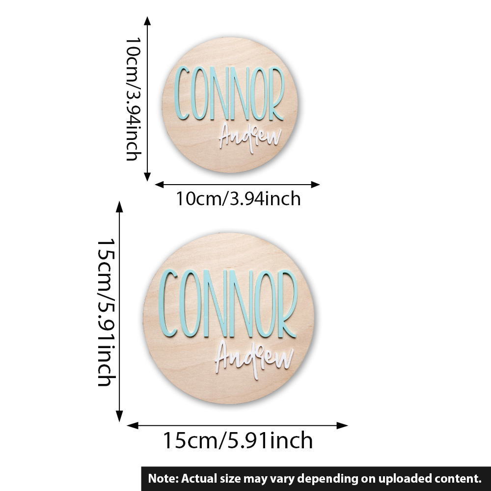 Placa de anuncio de nacimiento - Baby Products Decoration reseña y precio