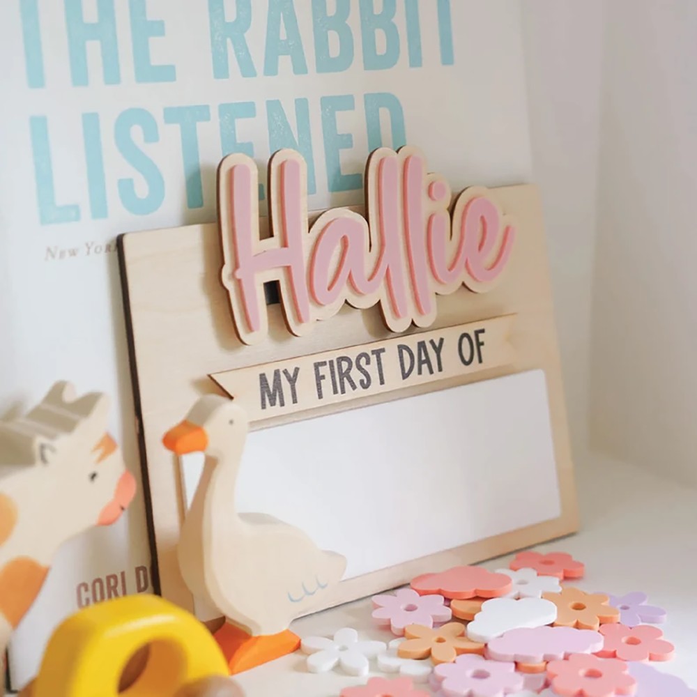 1 Placa de Madera Personalizad - Baby Products Decoration reseña y precio