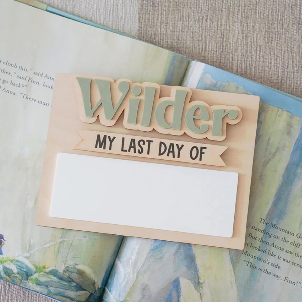 1 Placa de Madera Personalizad - Baby Products Decoration reseña y precio
