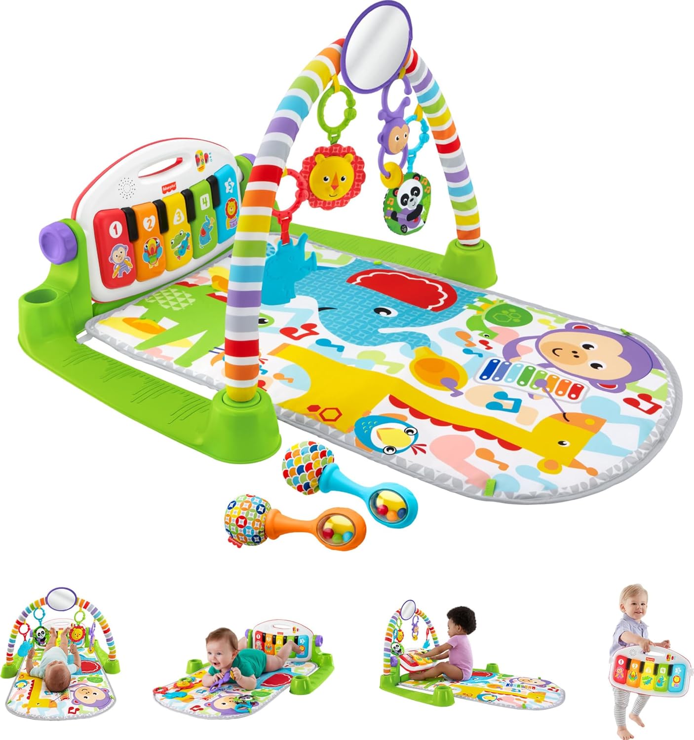 Gimnasio de Piano Deluxe con S - Play Mat reseña y precio