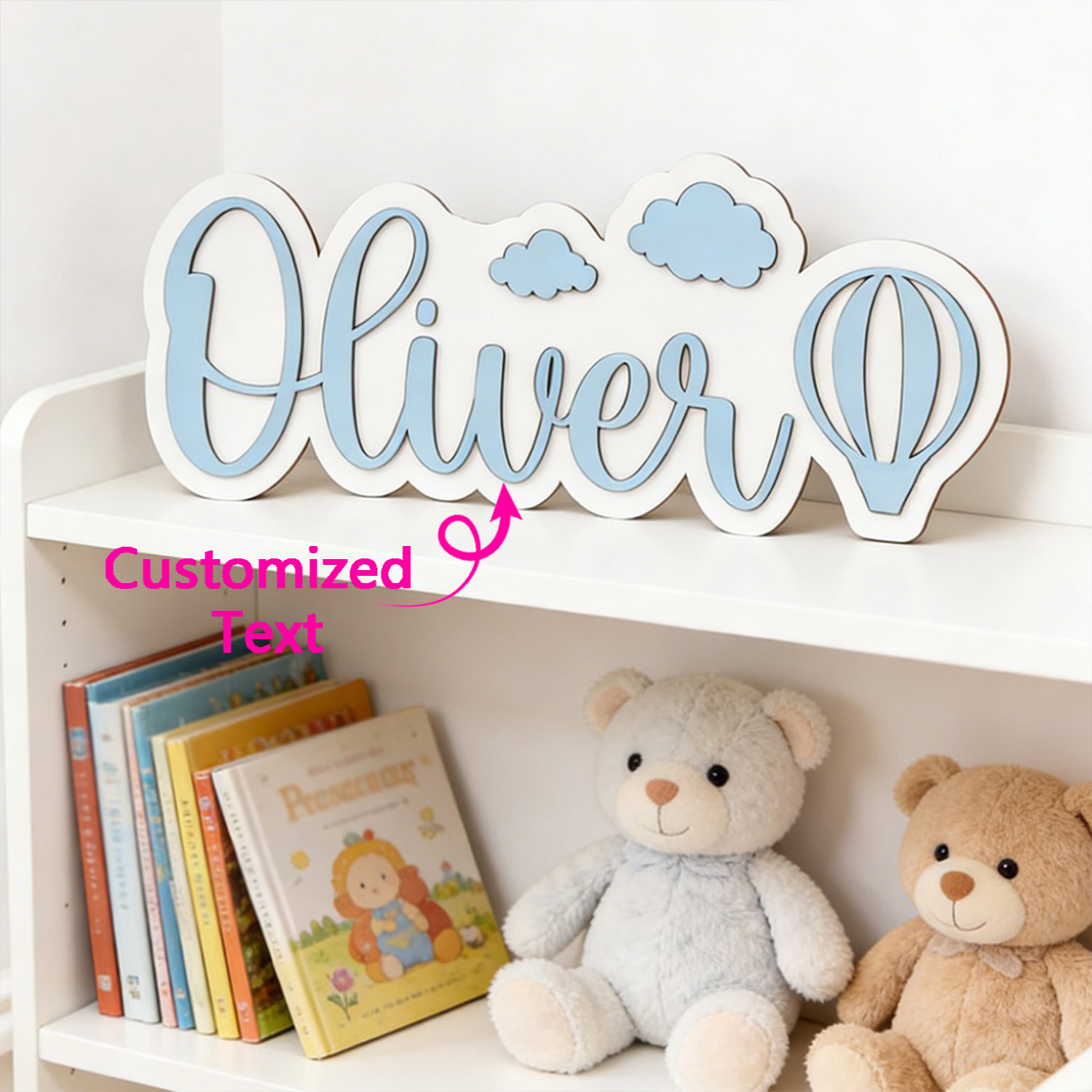 Letrero Personalizado para Hab - Baby Products Decoration reseña y precio